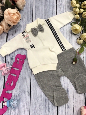 Купить оптом 109. Комбинезон с шапкой,100% хлопок интерлок в Назрани